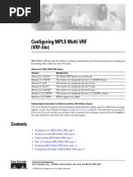 Configuring MPLS Multi-VRF