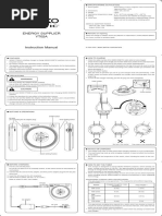 Seiko Kinetic Energy Supplier YT02A Manual