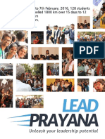 LEAD Prayana 2016 Report