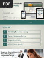 REVOLUTIONIZING CORPORATE TRAINING with MOOCs