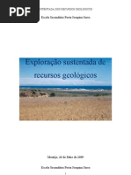 Exploração sustentada de recursos geológicos