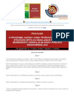 Pravilnik o Programu Nacinu I Visini Troskova Polaganja Strucnog Ispita Za Obavljanje Poslova Bezbednosti I Zdravlja Na Radu I Poslova Odgovornog Lica