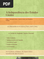 A Independência Dos Estados Unidos Slide