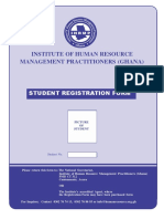PCP IHRMP Student Registration PDF