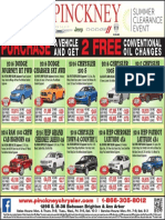 Purchase 2 Free: A Vehicle and Get Conventional Oil Changes