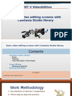 Unit Ii Videoedition: Click To Edit Master Text Styles