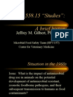 21 CFR 558.15 "Studies": A Brief History: Jeffrey M. Gilbert, PH.D