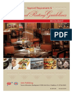 Restaurant Diamondratings Guidelines