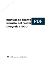 Manual Draytek 2100G PDF