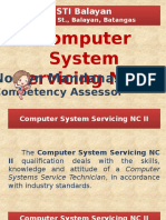 Computer System Servicing NC II Assessment