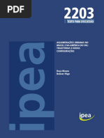 Aglomerações Urbanas _IPEA