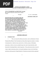 Yulia Tymoshenko v. Dmytro Firtash, Paul Manafort et al