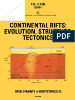 Continental Rifts, Evolution, Structure and Tectonics (K.H. Olsen, 1995) @geo Pedia