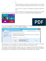 Pasar Windows 8 de Ingles a Español