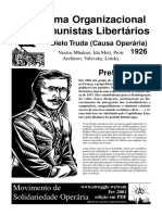 Dielo Truda - Plataforma Organizacional Dos Comunistas Libertários