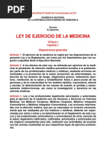 Ley de Ejercicio de la Medicina 2011.pdf