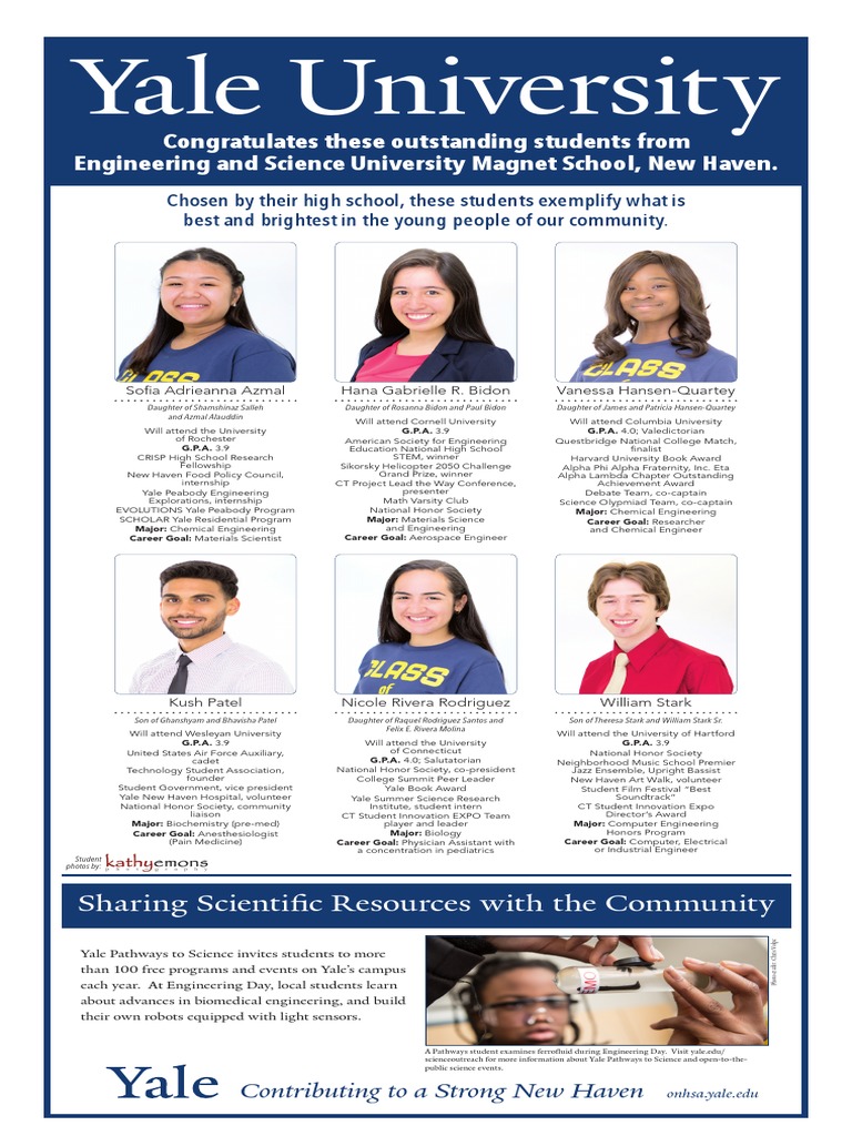 Engineering & Science University School (ESUMS) Senior Spotlight
