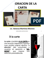 Elaboracion de La Carta