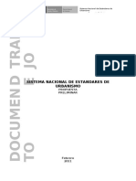 Sistema Nacional de Estandares de Urbanismo