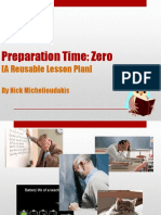 Preparation Time: Zero: (A Reusable Lesson Plan)