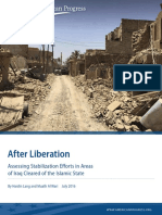 After Liberation: Assessing Stabilization Efforts in Areas of Iraq Cleared of The Islamic State