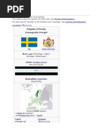 Sweden: Kingdom of Sweden Konungariket Sverige