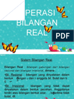 Operasi Bilangan Real