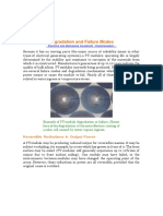 Degradation and Failure Modes