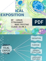 Analytical Exposition