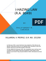 Anti Hazing Law Report