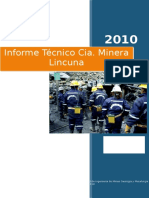 Informe minera LINCUNA.