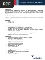 Building Web Application With PHP & MySQL