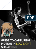 Guide for capturing images with low light