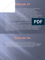 Artículos 1 Al 11 de La Constitución Mexicana