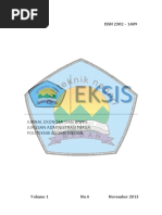 Download Jurnal Eksis Vol 1 No 4 - Nov 2013 Medan by Deni Fitriaman SN319301970 doc pdf