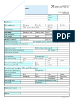 Questionnaire Liquid Filtration