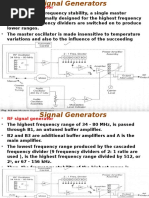 AF Signal Generators