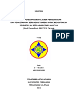 Analisis Penerapan Manajemen Pengetahuan Dan Pengetahuan Berbasis Strategi Untuk Menciptakan Keunggulan Bersaing Berkelanjutan (Studi Kasus Pada SMK YPUI Parung)