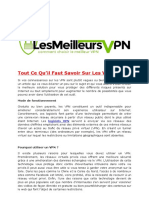 Tout Ce Qu'Il Faut Savoir Sur Les VPN