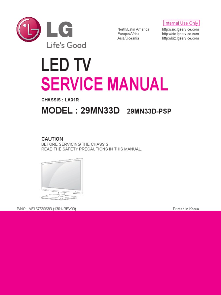 LG 29MN33D-PSP (LA-31R) - Service Manual.pdf | Printed Circuit Board |  Soldering