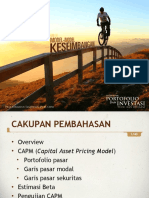 Portofolio Investasi Bab 6 Model Model Keseimbangan