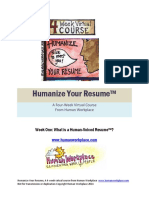 Humanize Your Resume 