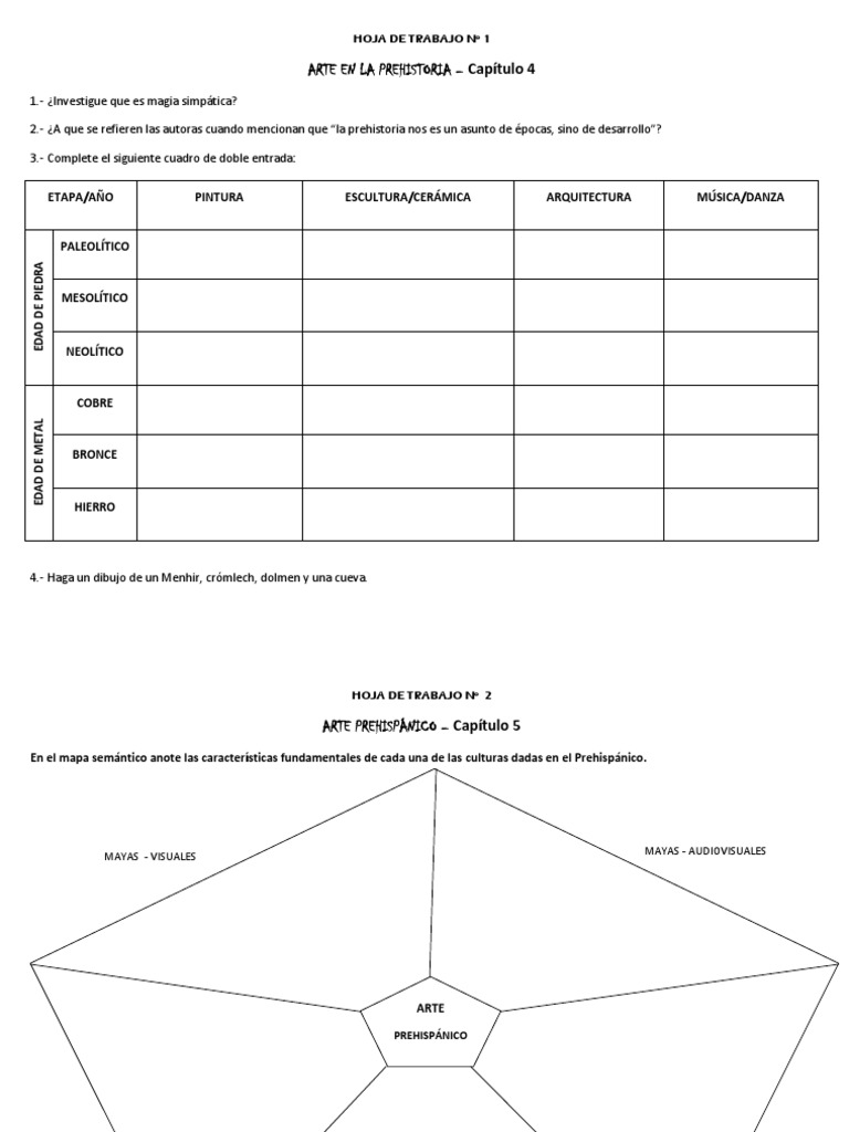 Hoja de Trabajo: Arte Histórico y Cultural | PDF | Arquitectura gótica |  Pinturas, image size:768x1024