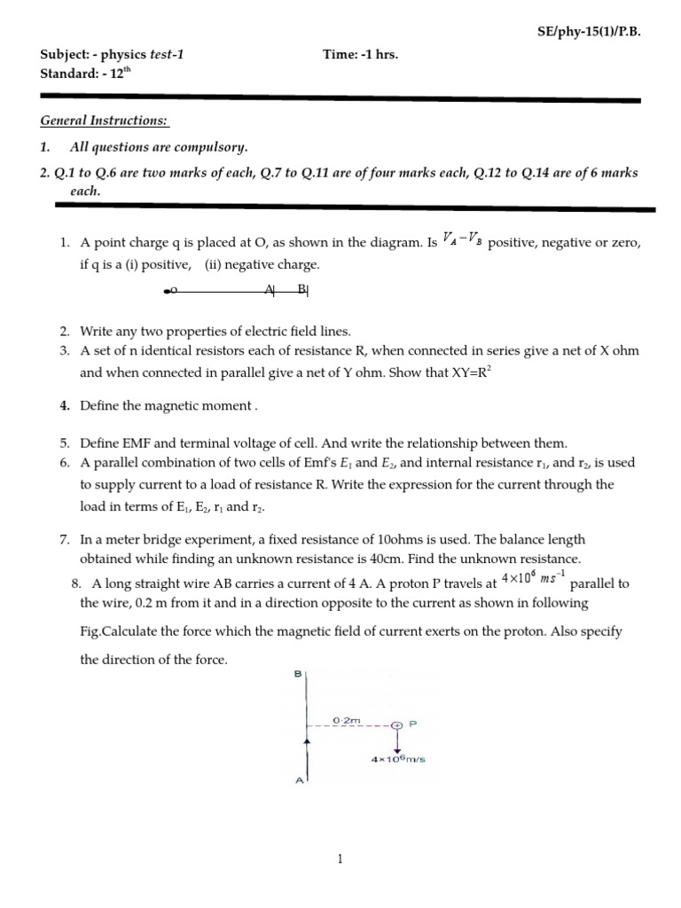 12 Phy | PDF | Capacitor | Series And Parallel Circuits