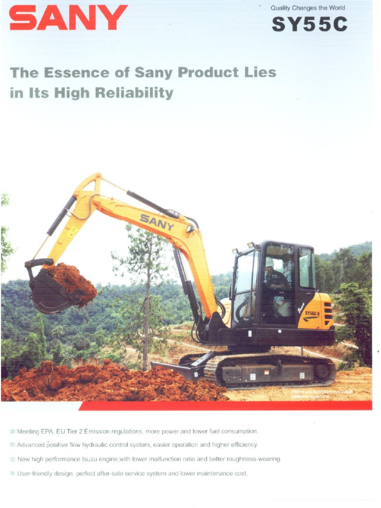 Sany Sy55c | PDF