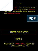 Pembinaan Item Objektif - (Nota) - 2