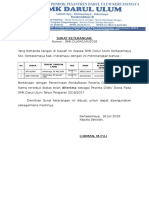 Surat Keterangan Diterima PPDB