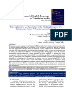Improving Linguistic and Pragmatic Knowledge of Hedging Strategies in EFL PDF