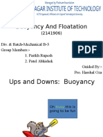Buoyancy Floatation