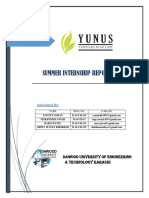 Internship Report On Yunus Textile Mills PDF